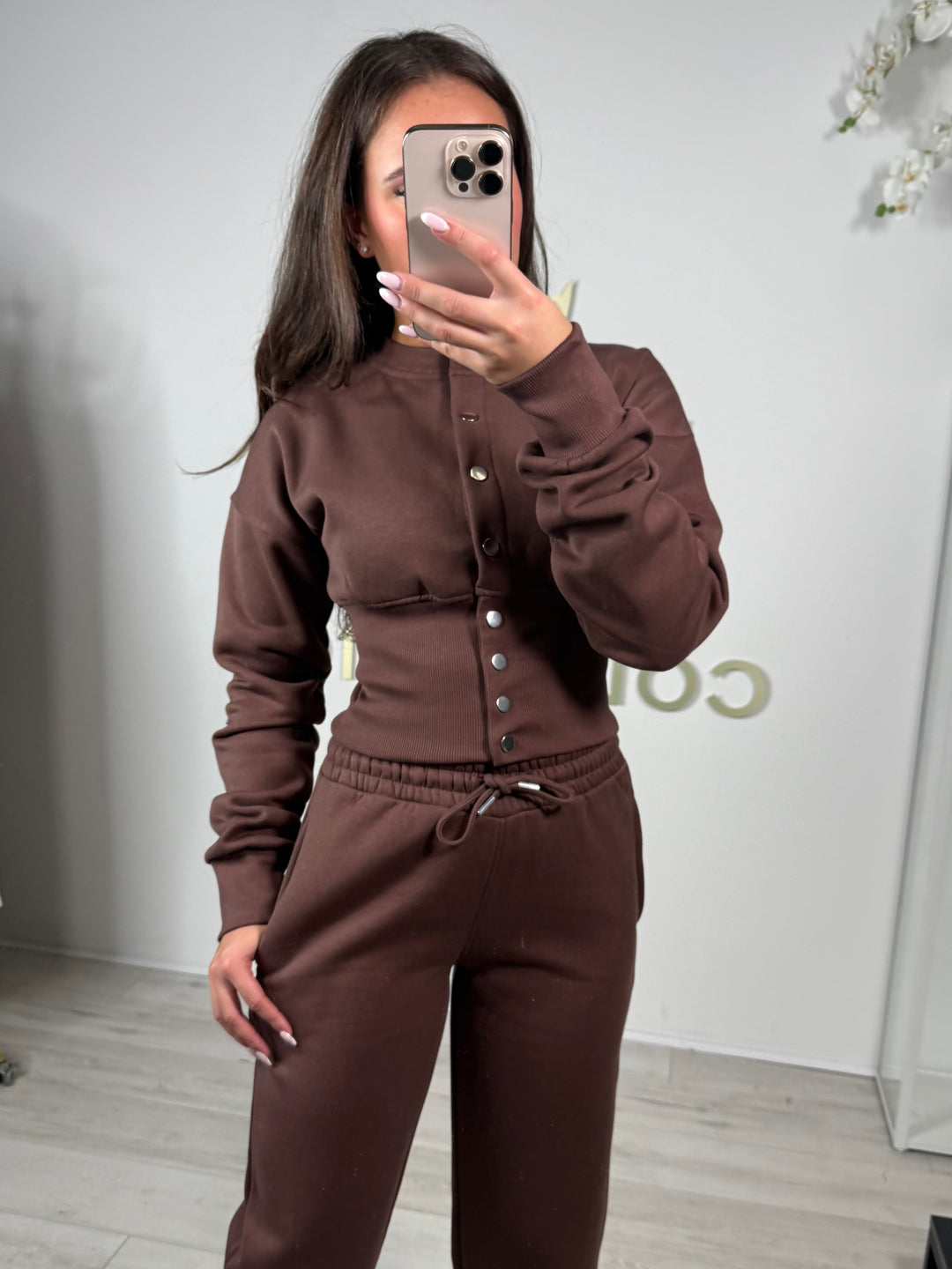 Button Up Cinched Waist Jumper & Straight Leg Trouser Co-ord (5 Colours)