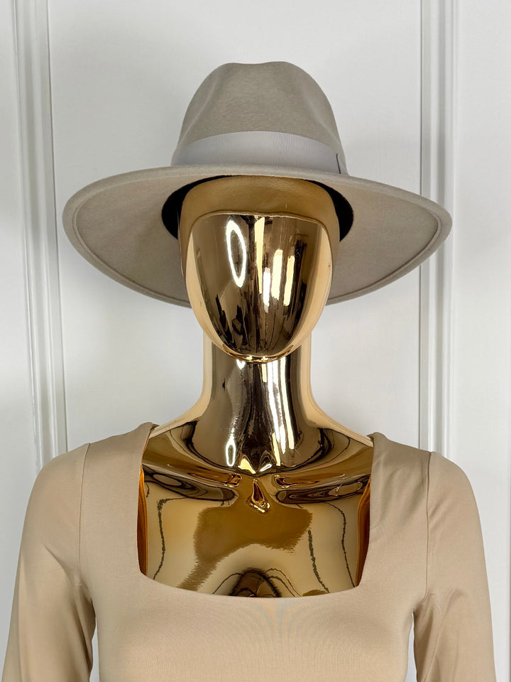 Bow Rim Wool Fedora Hat (5 Colours)