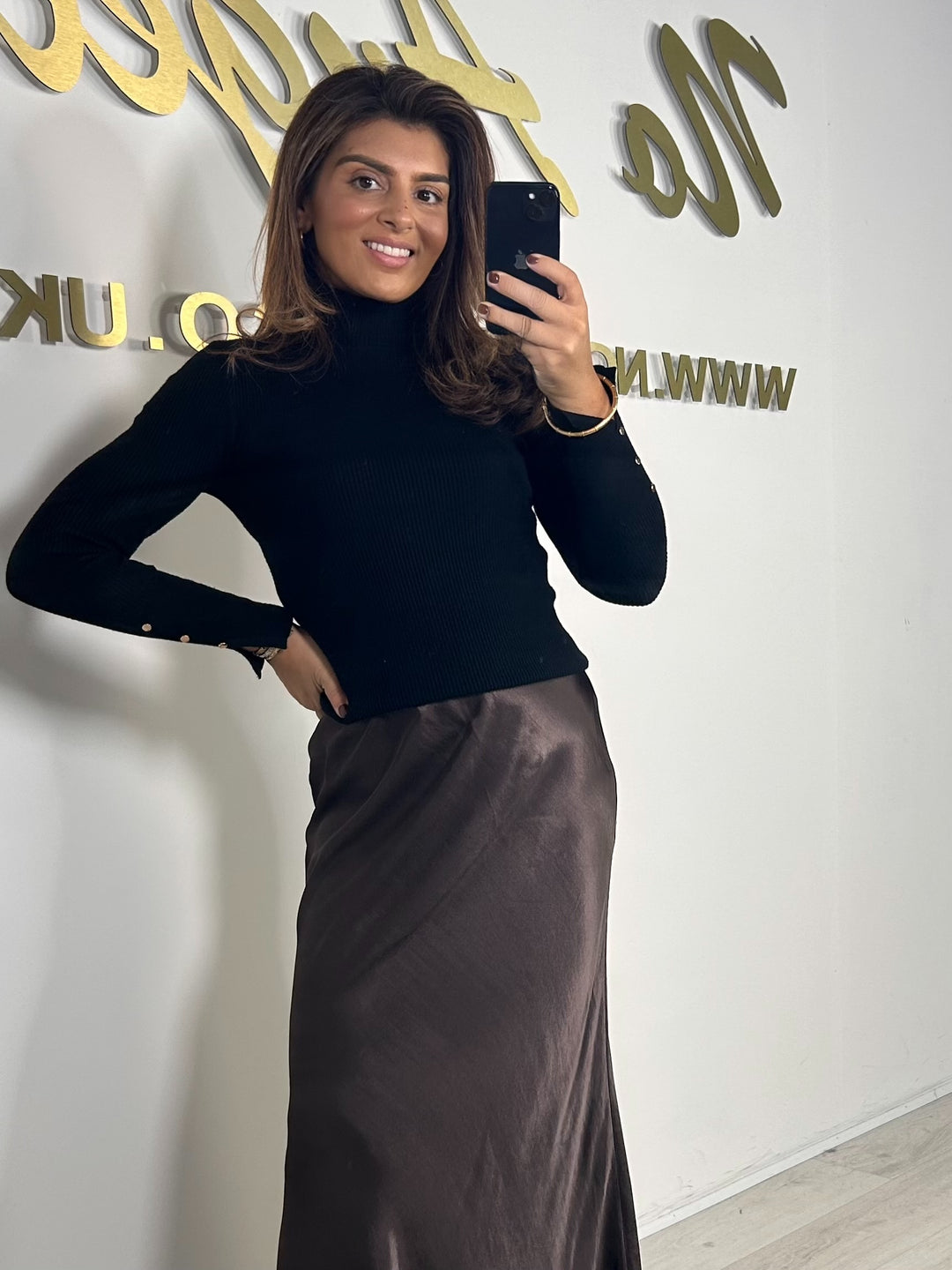 Satin Maxi Skirt (2 Colours)