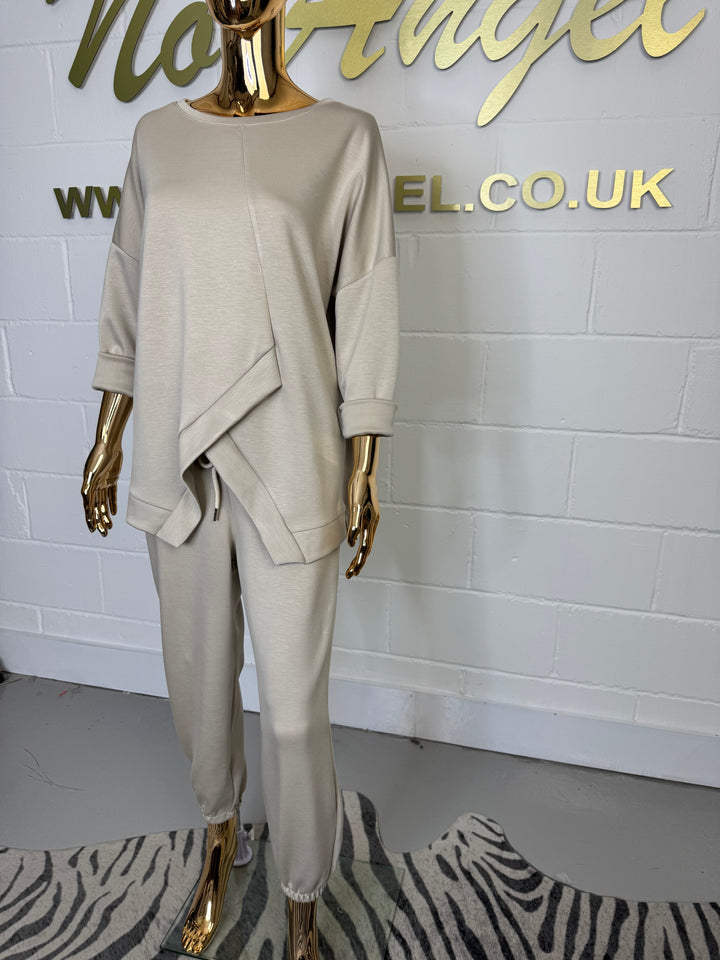 Cross Front Detail Cuffed Tracksuit ( 7 Colour)