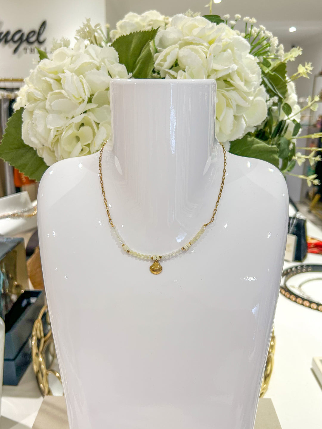 Gold Beaded Necklaces (12 Styles)