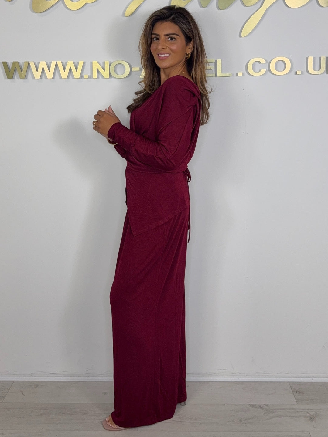 Cross Over Tie Back Top & Trouser Co-ord ( 4 Colours)