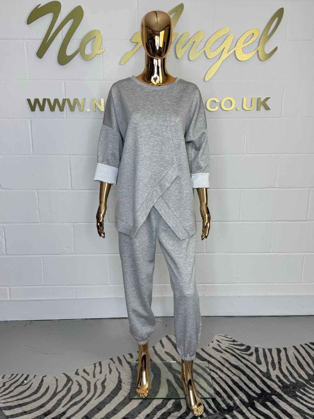 Cross Front Detail Cuffed Tracksuit ( 7 Colour)