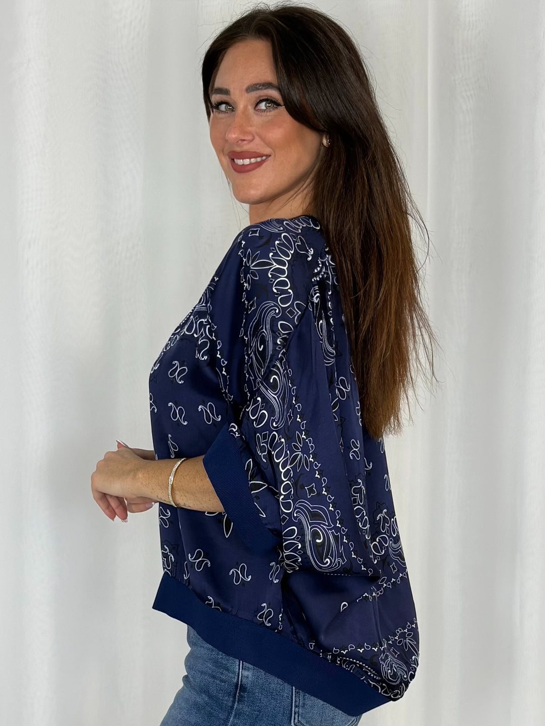 Paisley Button Up Top (5 Colours)