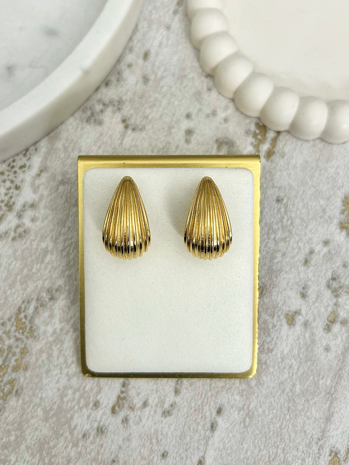 Large Teardrop Chunky Earrings (5 Styles)