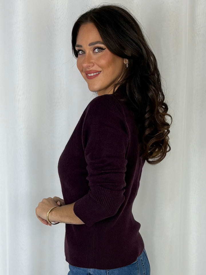 Tortoiseshell Button Knit Cardigan (5 Colours)