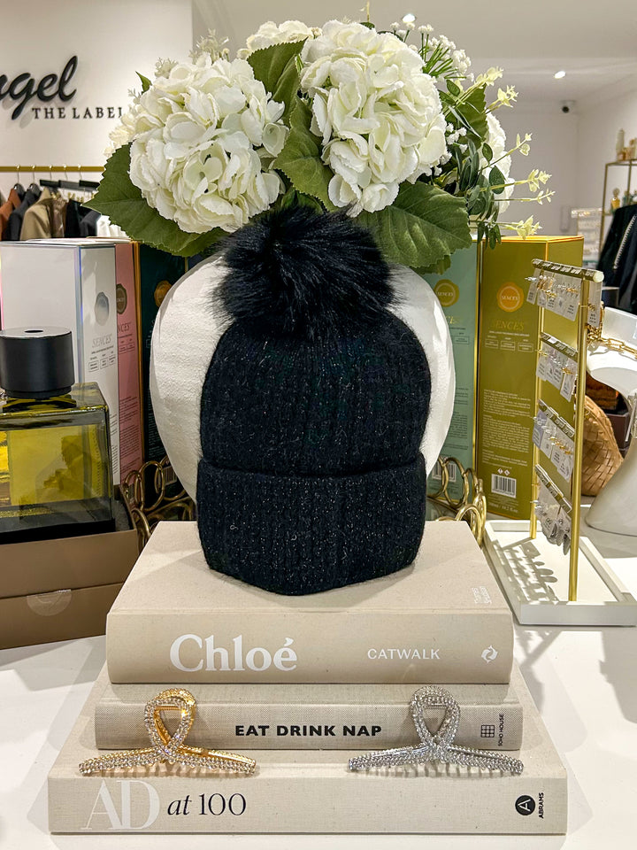 Scattered Sequin Bobble Hat (6 Colours)