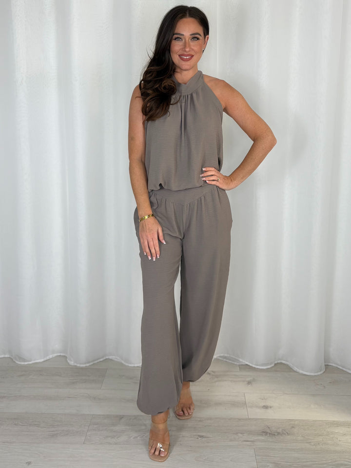 Halter Neck Trouser Co-Ord (8 Colours)