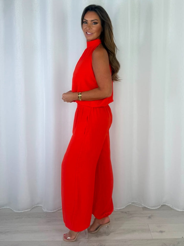 Halter Neck Trouser Co-Ord (4 Colours)