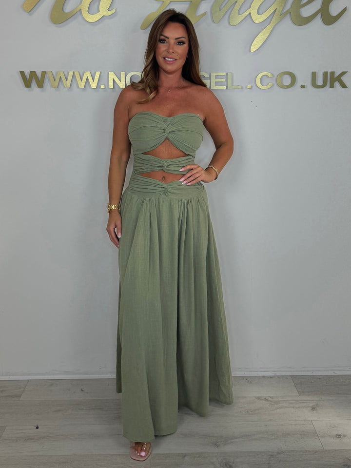 Knot Front Detail Maxi Dress (6 Colours)