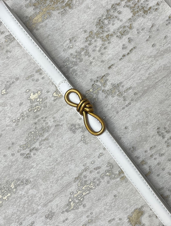 Gold Infinity Faux Leather Belt (4 Colours)