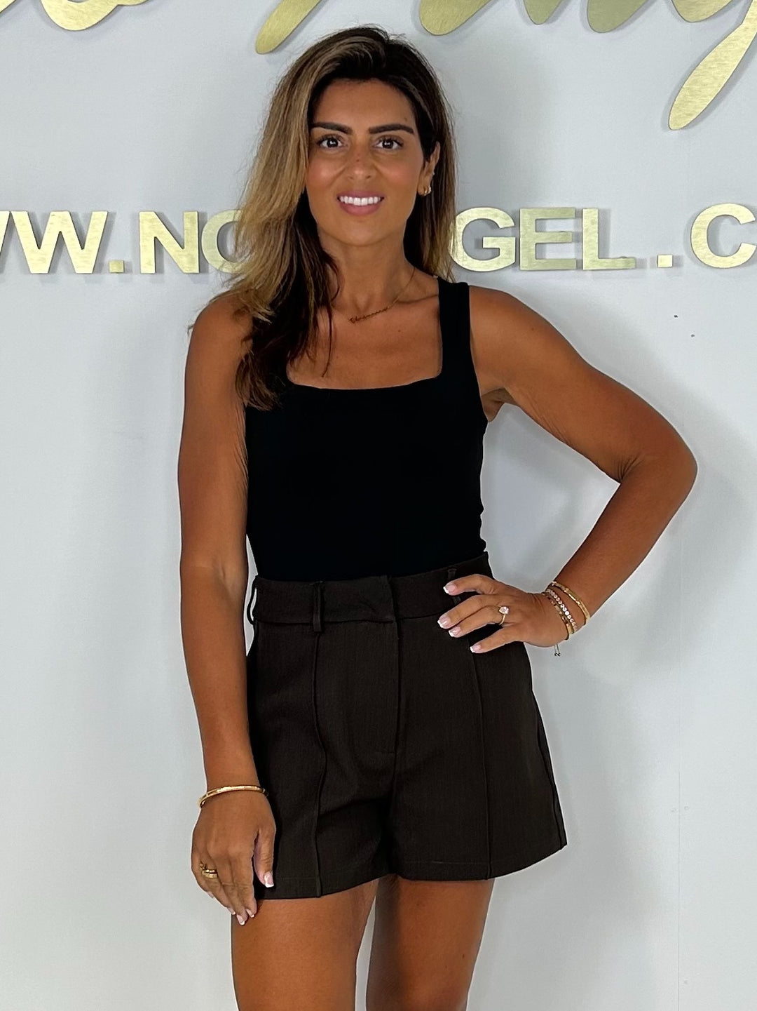 High Waisted Tailored Shorts (2 Colours)
