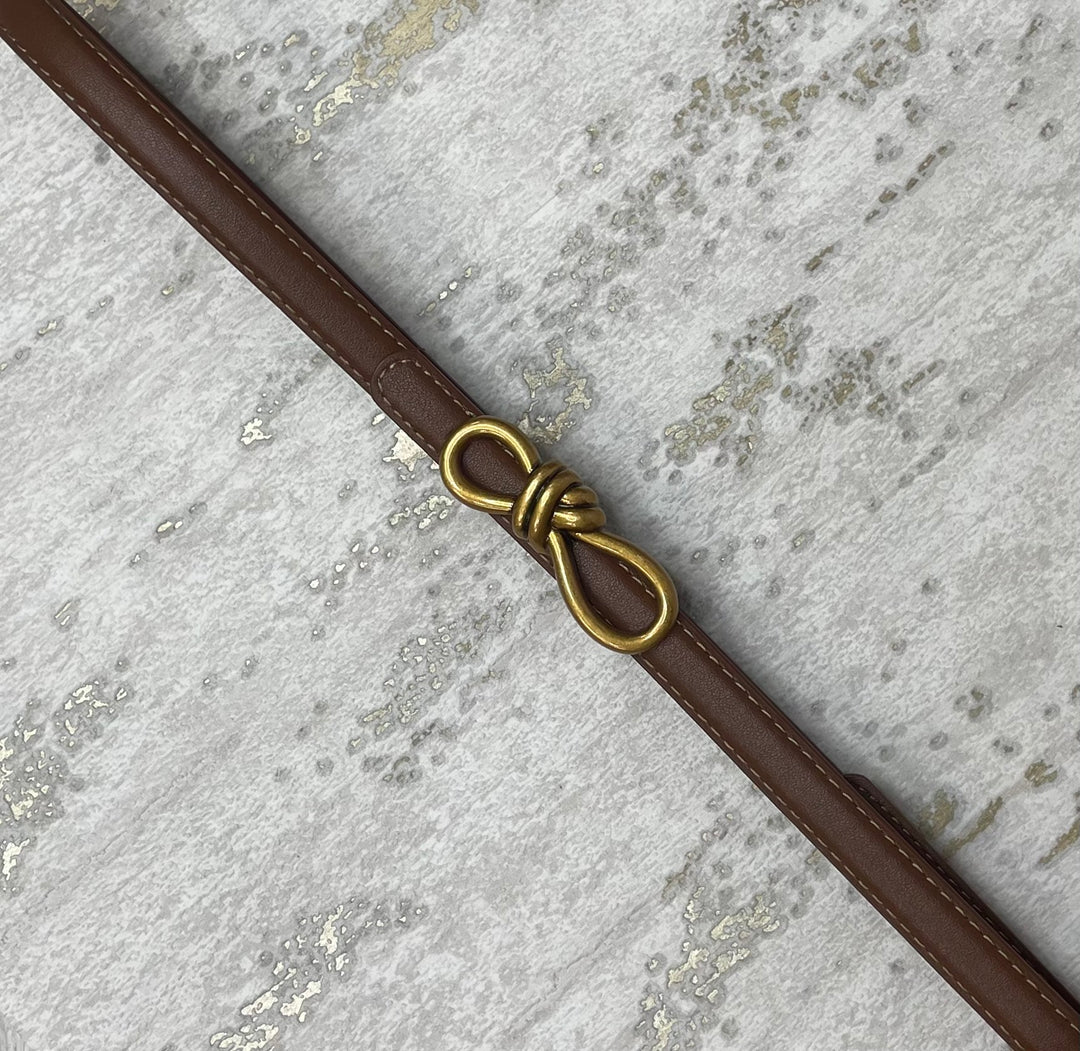 Gold Infinity Faux Leather Belt (4 Colours)
