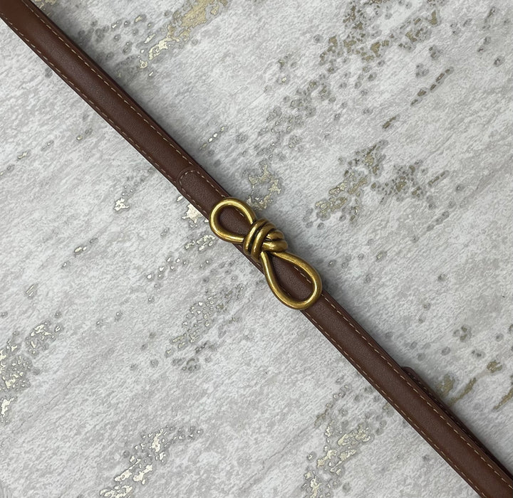 Gold Infinity Faux Leather Belt (4 Colours)
