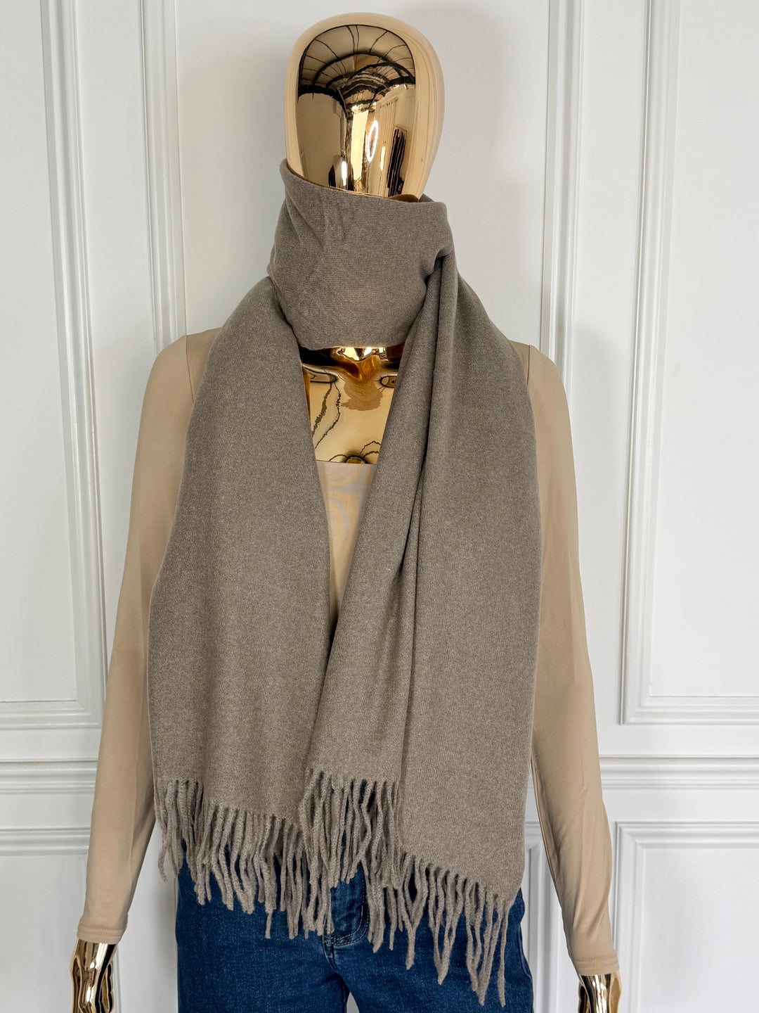 Cashmere Tassel Edge Scarf (8 Colours)