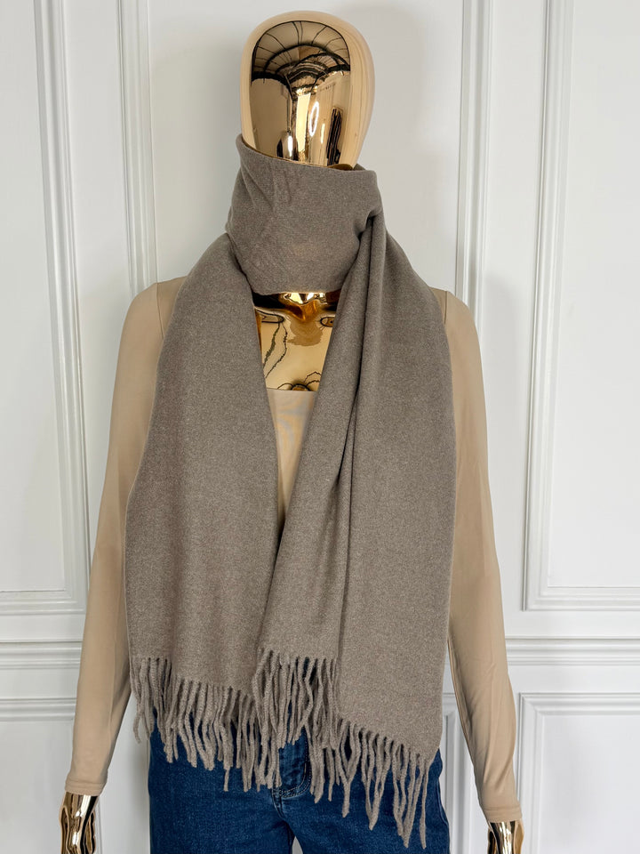 Cashmere Tassel Edge Scarf (8 Colours)