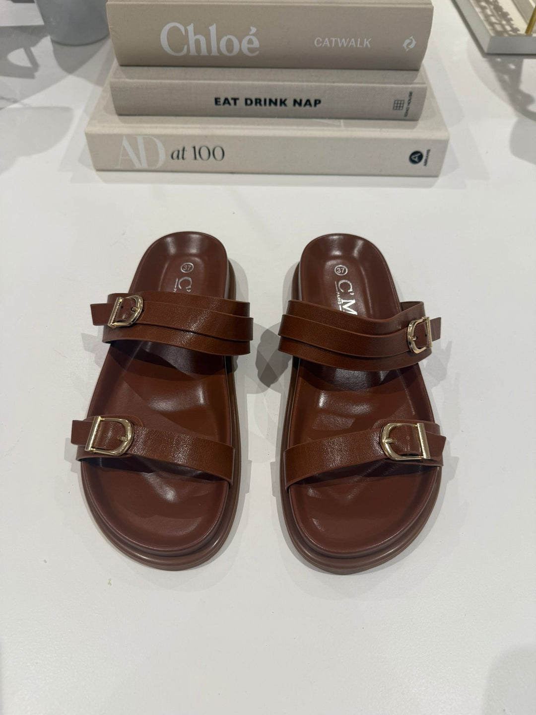 Double Buckle Sandal (3 Colours)