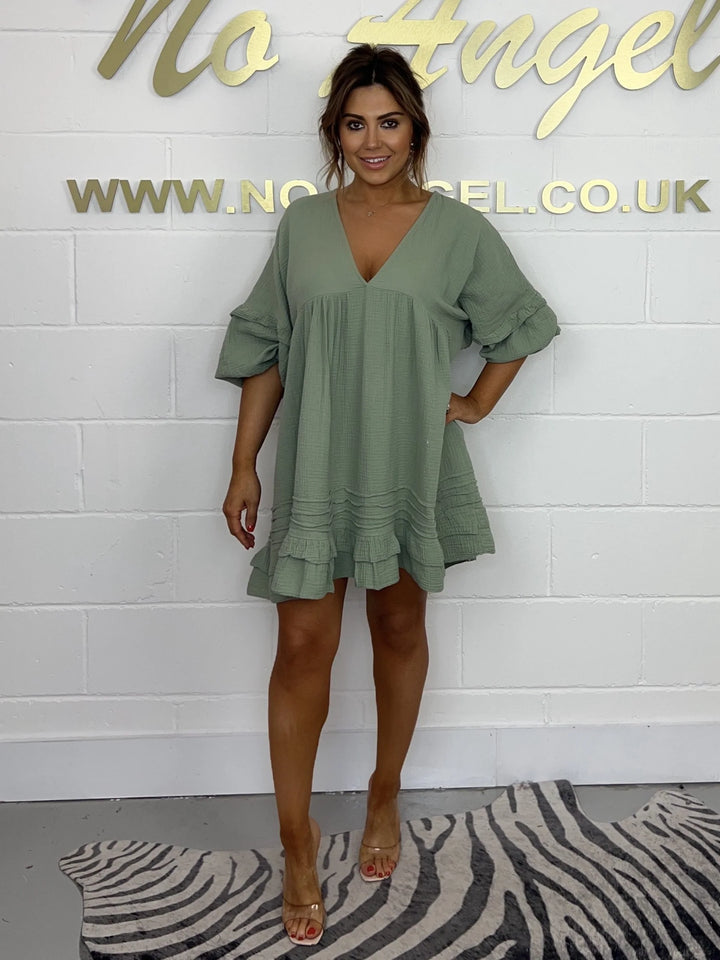 Cheesecloth Swing Dress ( 2 colours )