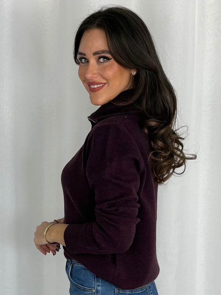 Collared Half Zip Knit Jumper (3 Colours)