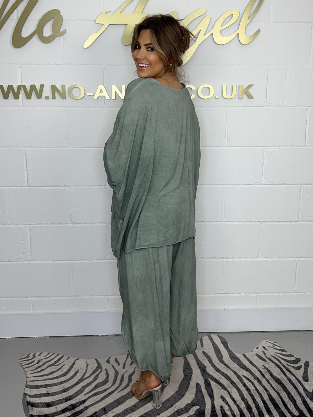Khaki Oversize Trouser & Top Co-Ord