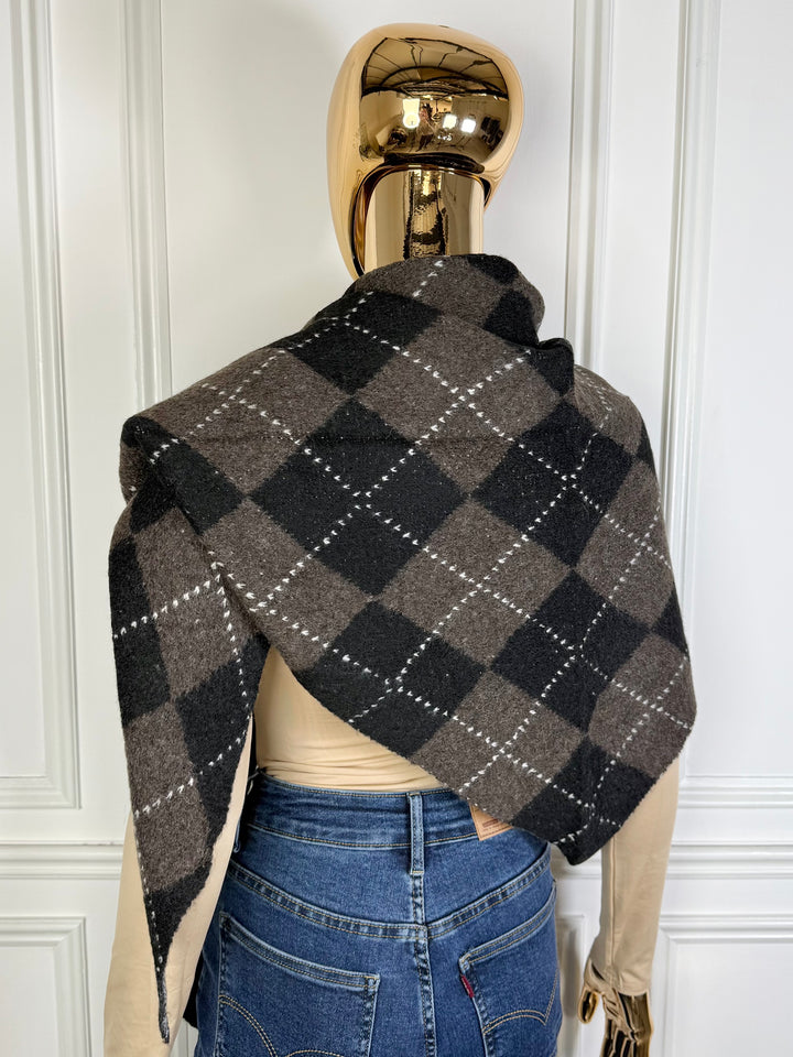 Diamond Print Oversized Wrap Scarf (2 Colours)