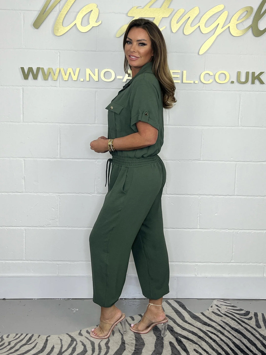 Gold Button Tie Jumpsuit ( 3 colours )