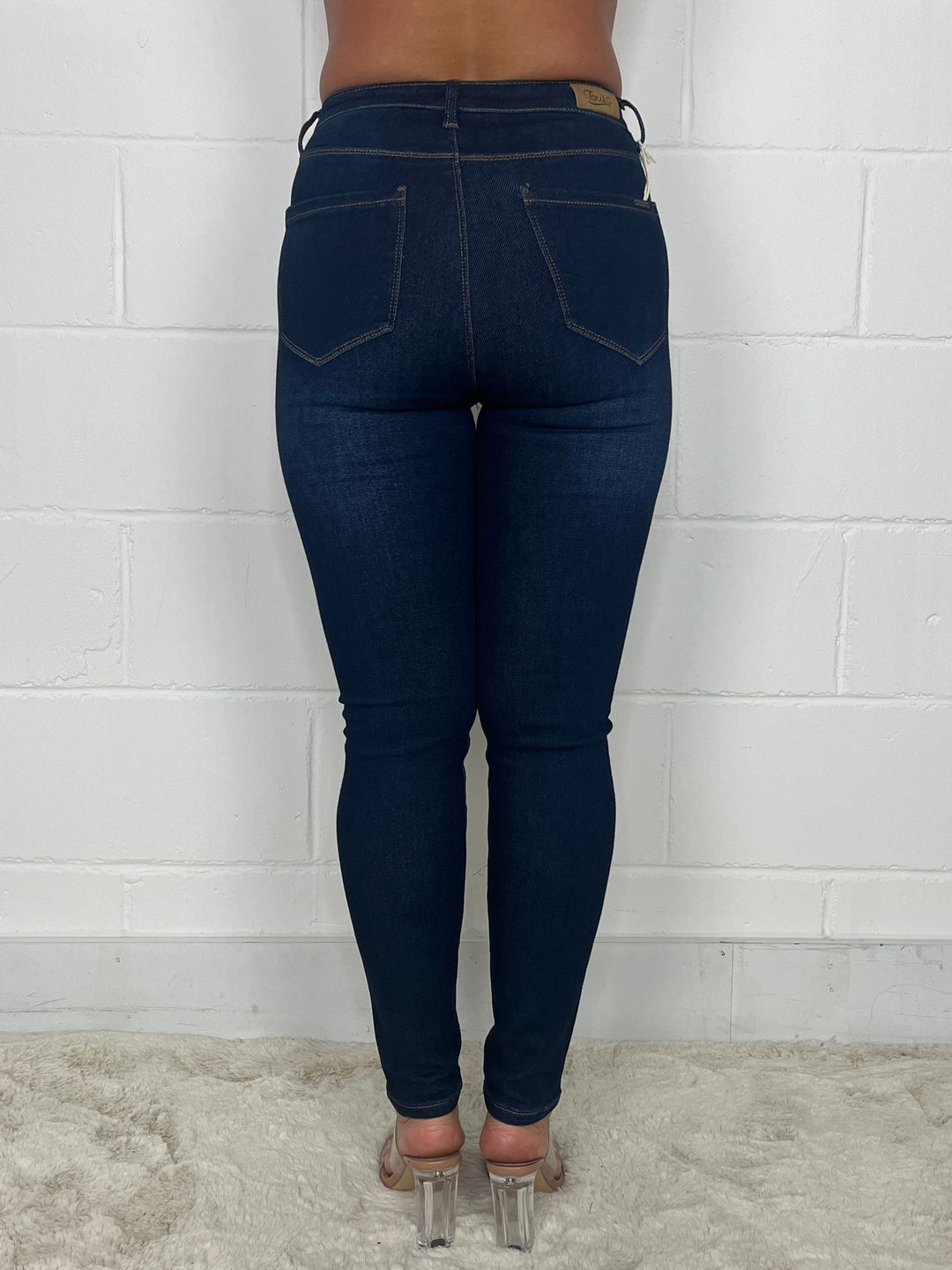 Dark Denim High Waisted Skinny Jeans