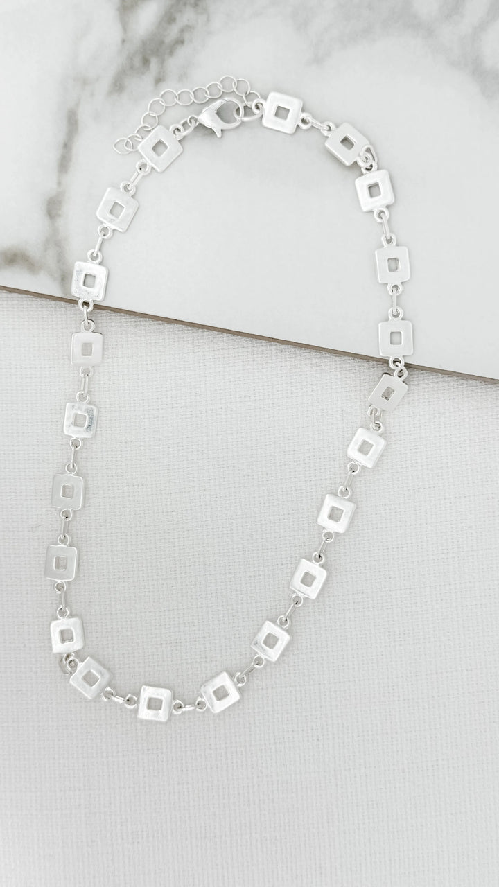 Square Link Necklace (2 Colours)